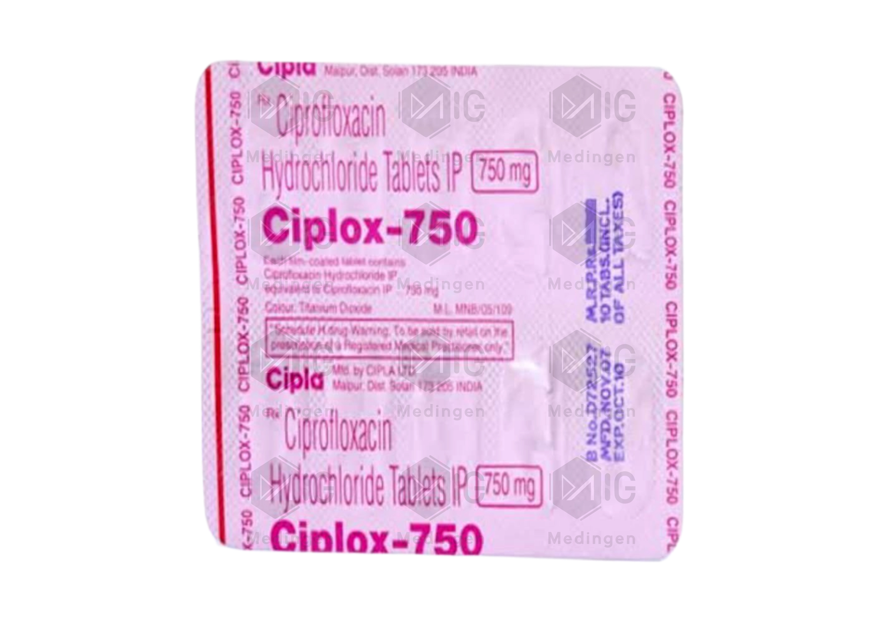 CIPLOX 750MG